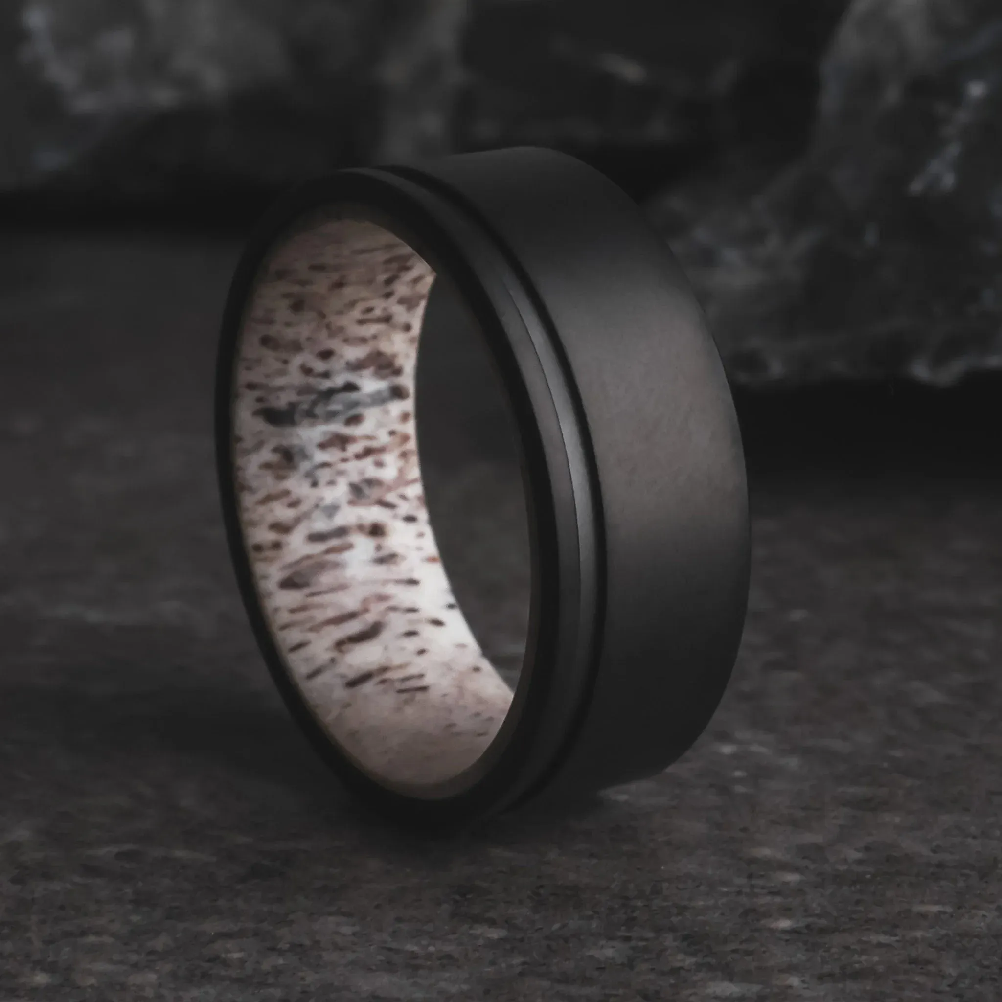 imgi_107_The-Stag-Black-Antler-Wedding-Ring The Stark - Image 1